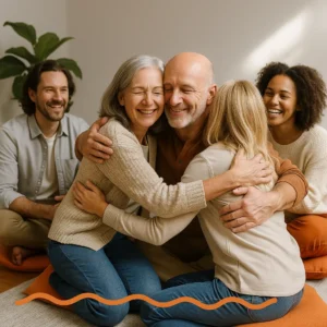 people hugging and learning how to heal PTSD naturally